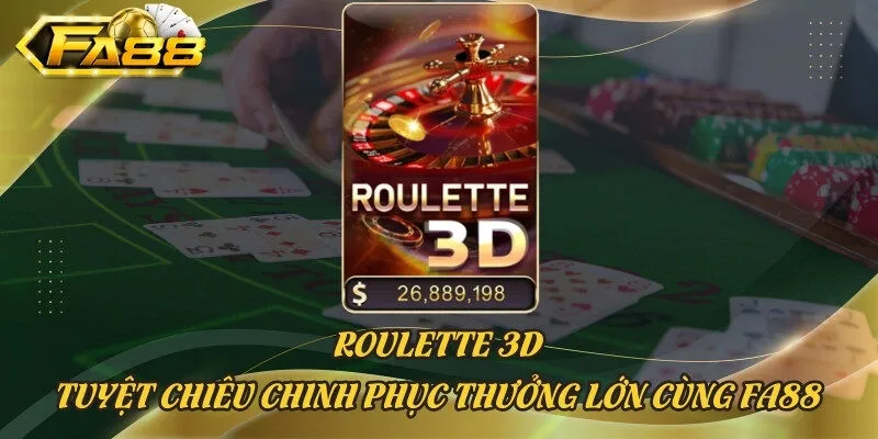 Roulette 3D - Tuyệt Chiêu Chinh Phục Thưởng Lớn Cùng Fa88