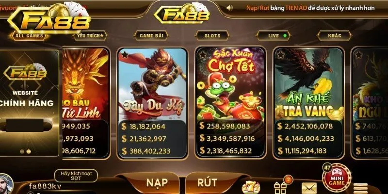 Giới thiệu ứng dụng Fa88